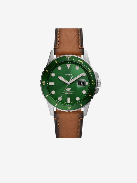 Fossil Silberne Herrenuhr von Fossil Blue