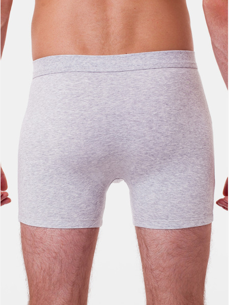 Bellinda Grau gestromte Herren-Sport-Boxershorts Bellinda SPORT BOXER